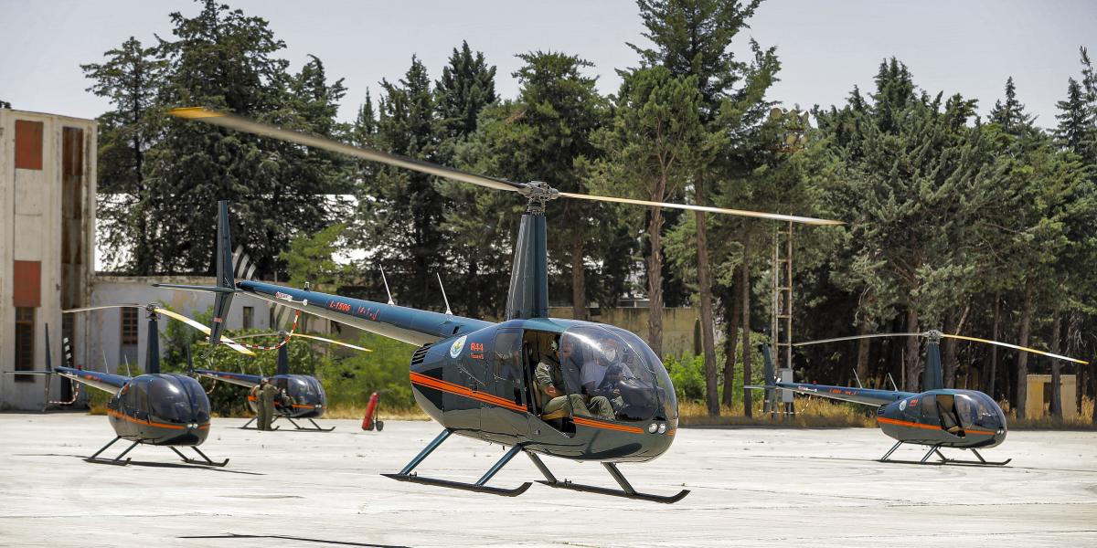 Képünk illusztráció - Robinson R44 Raven II tipusú repülőgép