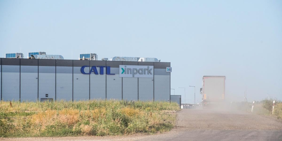 A CATL akkumulátor gyár Debrecenben