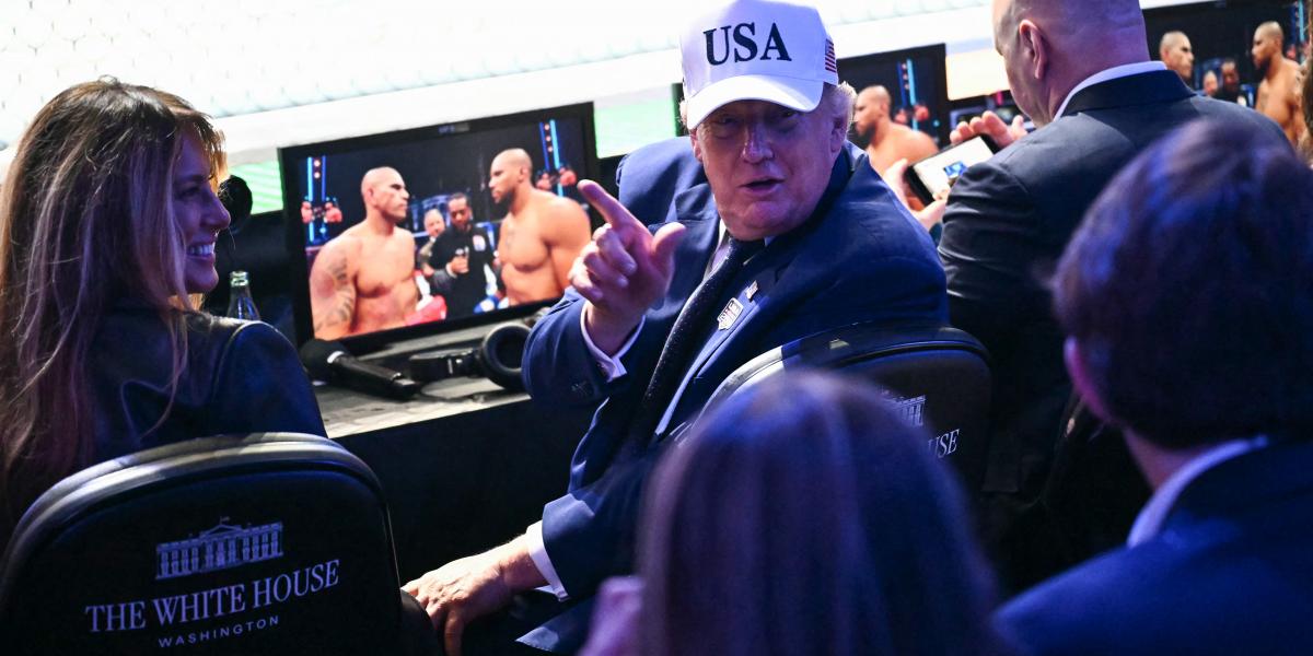 Donald Trump a UFC Freedom 250 gálán június 14-én 