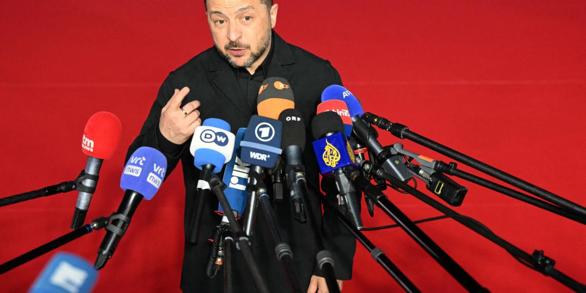 Volodimir Zelenszkij ukrán elnök
