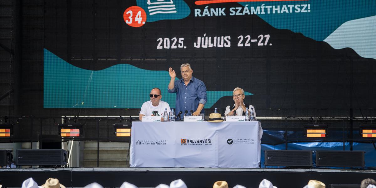 Orbán Viktor Tusványoson 2025. július 26.