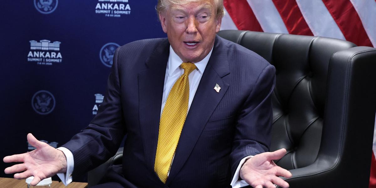 Donald Trump Ankarában, 2026. július 8-án