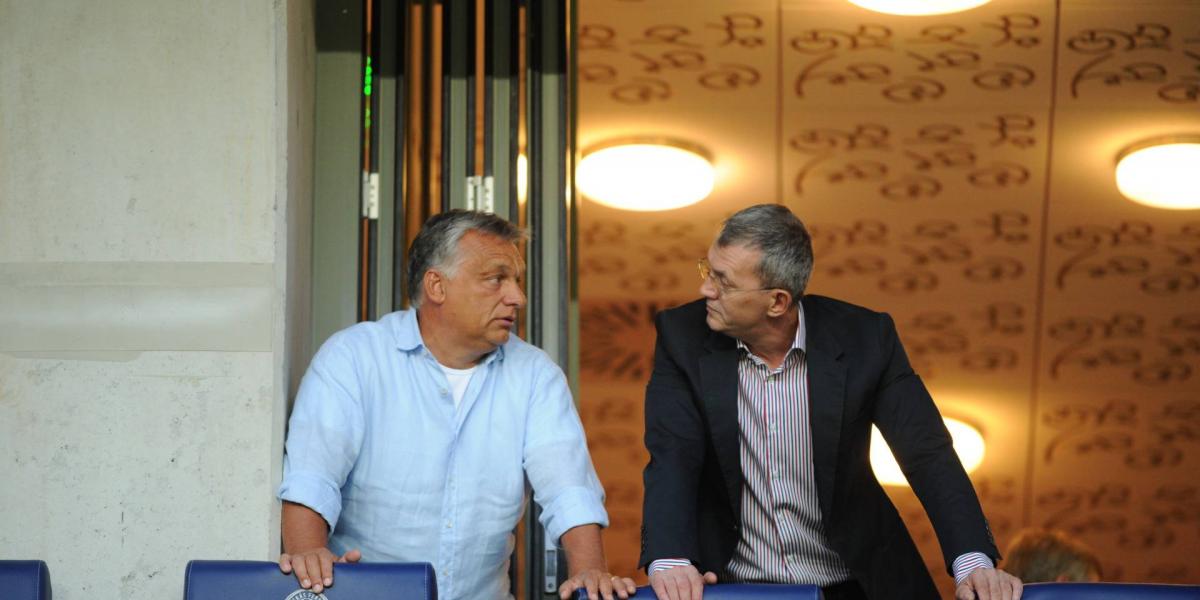Orbán és Garancsi Vidi meccsen
