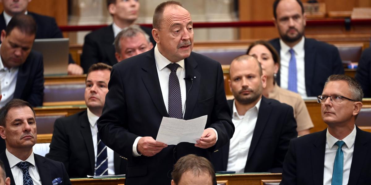 Németh Zsolt a parlamentben 2026. augusztus 11-én
