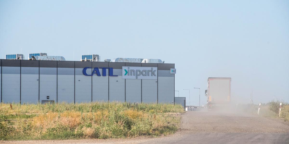 A CATL akkumulátor gyár Debrecenben