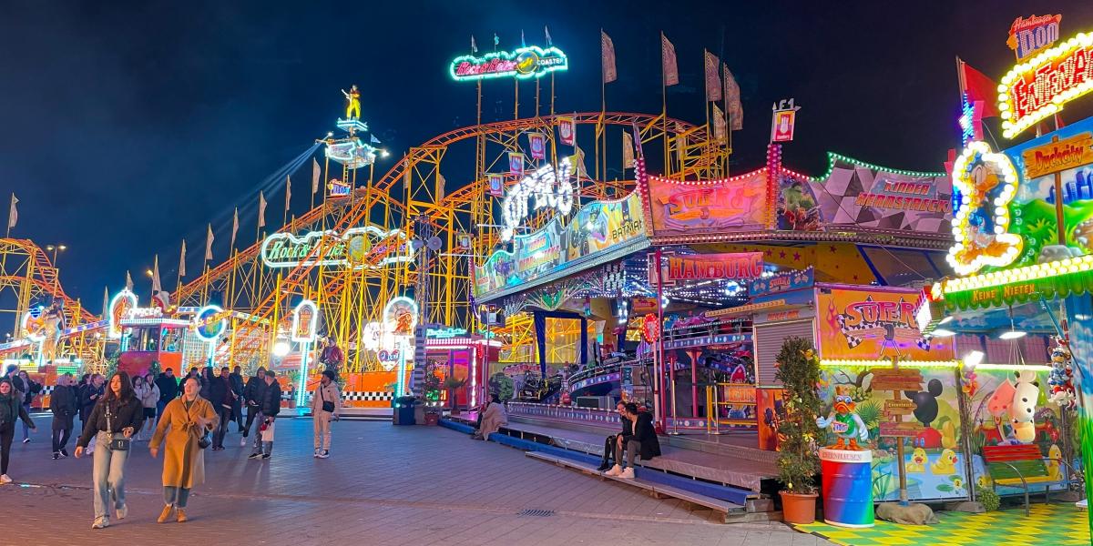 A hamburgi vidámpark. Képünk illusztráció. 