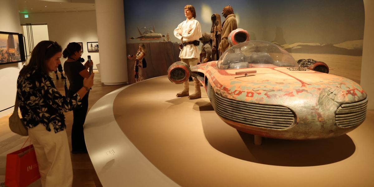 A Lucas Museum of Narrative Art a sajtó számára tartott előzetes megnyitón Los Angelesben, 2026. szeptember 2-án