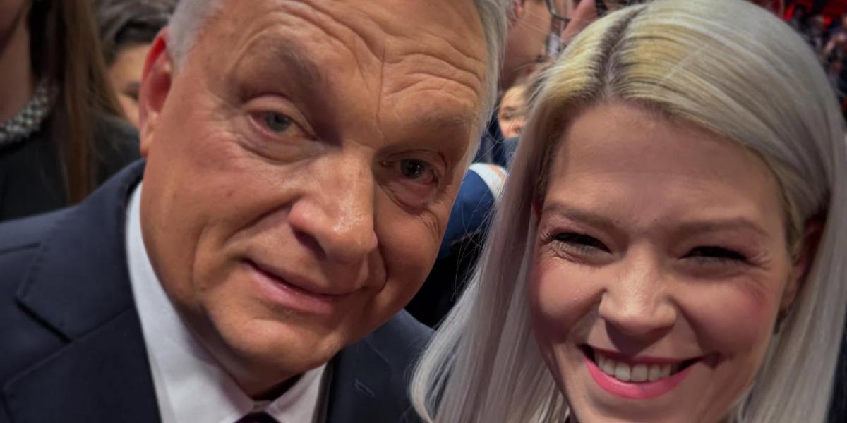 Orbán Viktor és Muri Enikő - utóbbi az esetleges későbbi felelősségre vonás elkerülése érdekében visszafizetett 5 millió forint támogatást