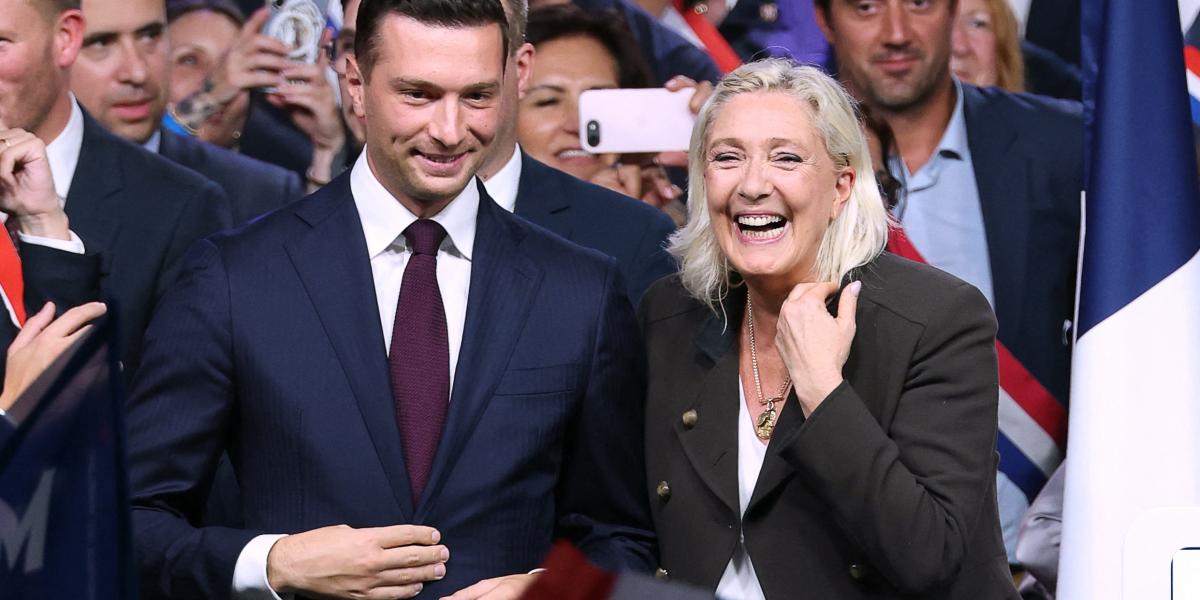 Bardella és Le Pen már-már ellenségesen tekintenek az AfD-re, s nem csak a német párt gyanús orosz kapcsolatai miatt