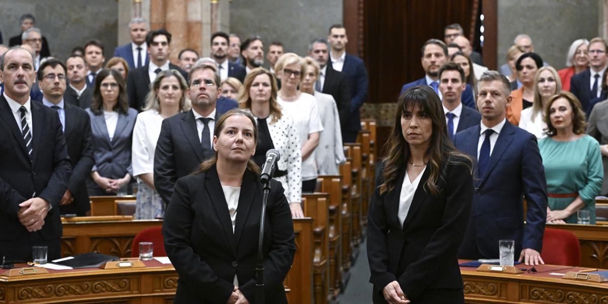 Az NVVH elnökének megválasztott Unger Anna Róza és az elnökhelyettes Tasnády Katalin