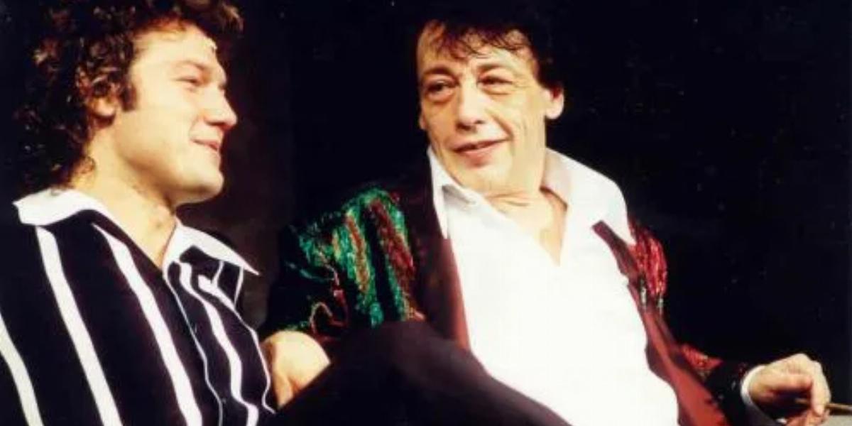 Fenyő Miklós Jerry Lee Lewis szerepében a József Attila Színház Made in Hungaria című darabjában.