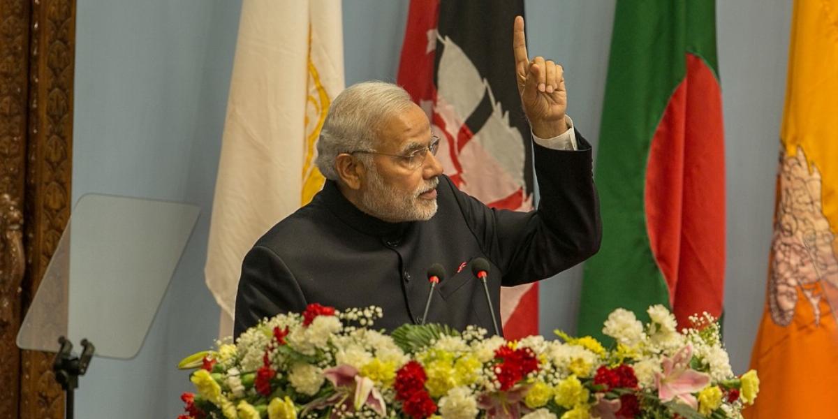 Narendra Modi indiai kormányfő szerint felfelé ível hazája gazdasága FOTÓ: EUROPRESS/GETTY IMAGES