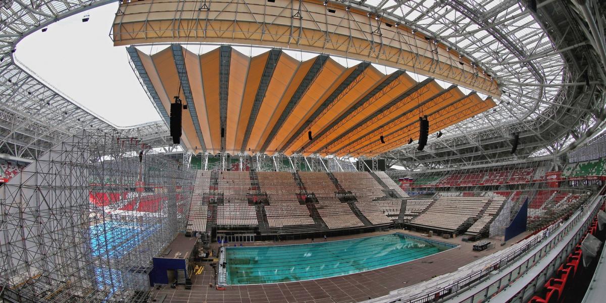 Erre a stadionra irányul a világ fi gyelme a következő két hét folyamán FOTÓ: EUROPRESS/GETTY IMAGES/LAURENCE GRIFFITHS