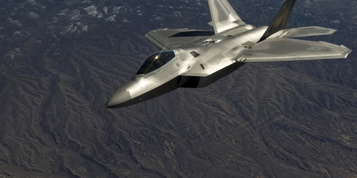 F-22-es raptor. Illusztráció: Thinkstock