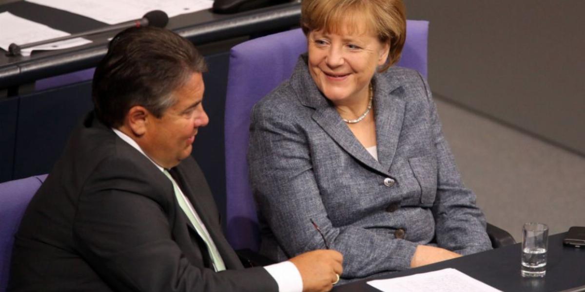 Sigmar Gabriel marad Merkel helyettese, nem szakad a koalíció FOTÓ: EUROPRESS/GETTY IMAGES/ADAM BERRY