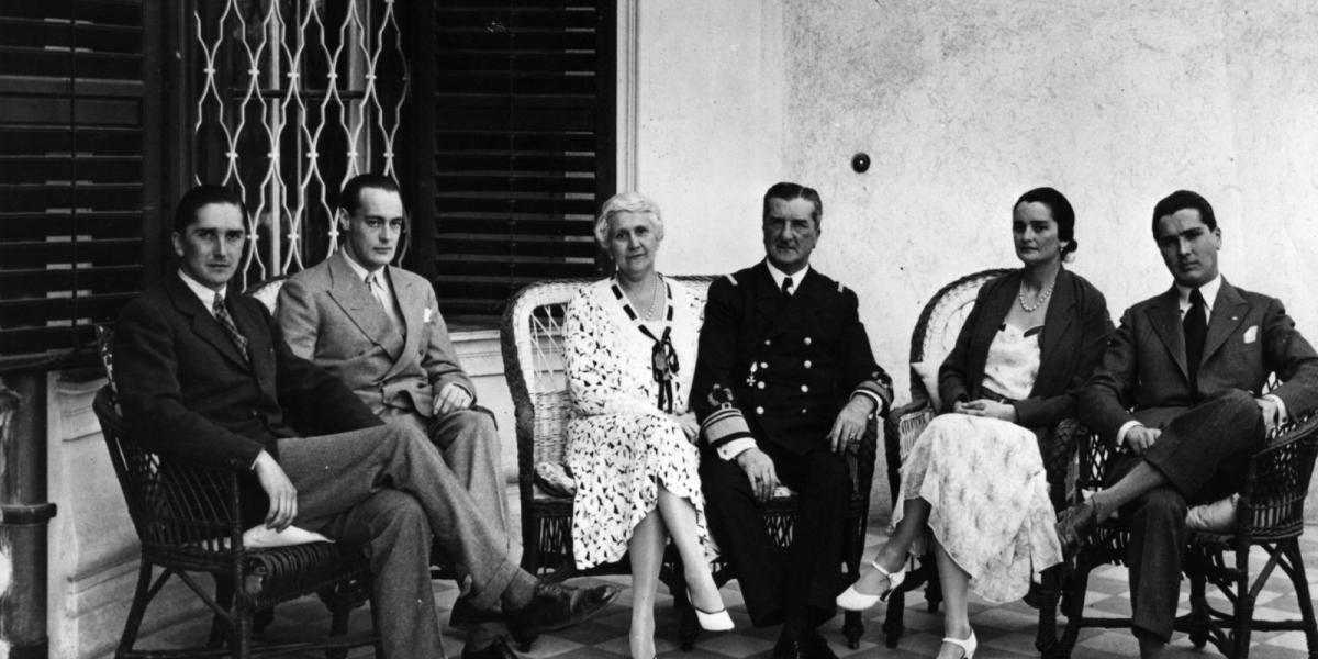 Horthy Miklós családjával. FOTÓ: Hulton Archive/Getty Images