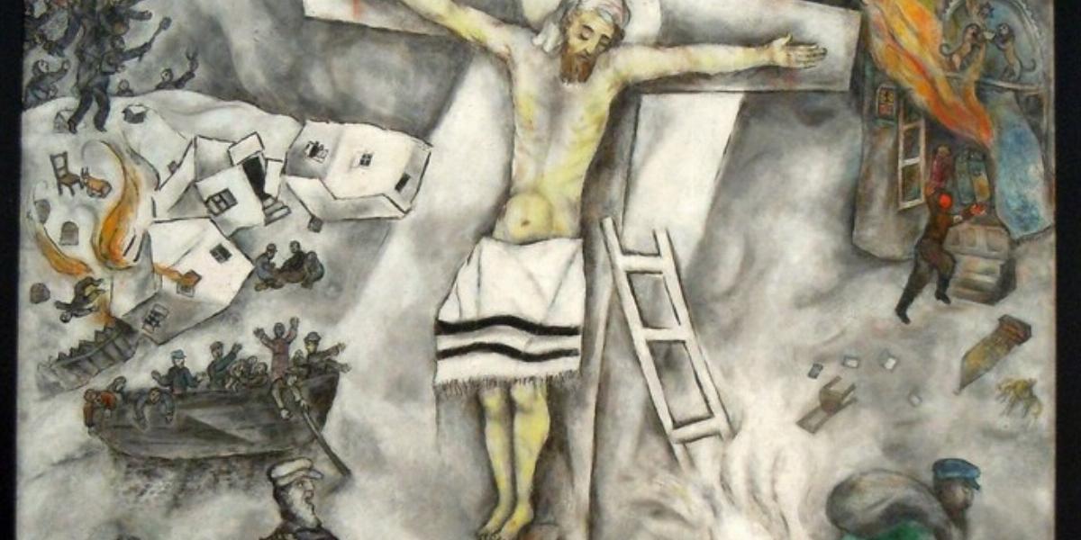 Marc Chagall: Fehér keresztre feszítés