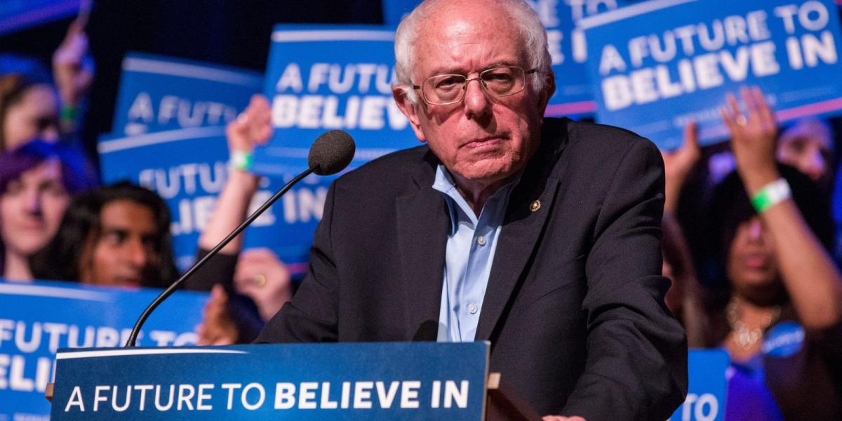 A 74 éves Bernie Sanders lett a fi atalok favoritja New Hampshire-ben FOTÓ: EUROPRESS/GETTY IMAGES/ANDREW BURTON