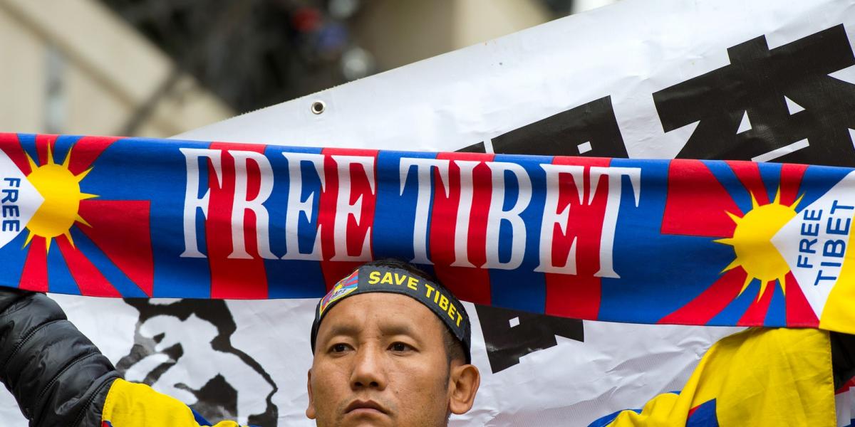 Európa városaiban időről időre Tibet szabadságáért tüntetnek FOTÓ: EUROPRESS/GETTY IMAGES/BEN PRUCHNIE