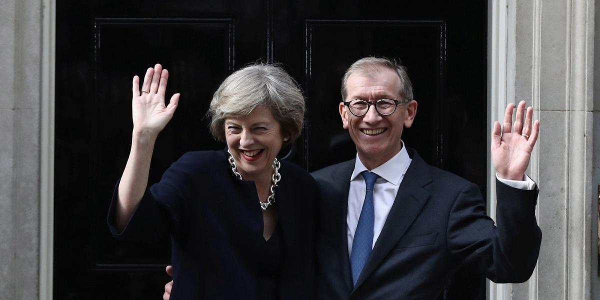 Philip May és Theresa May - Fotó Carl Court/ Getty Images
