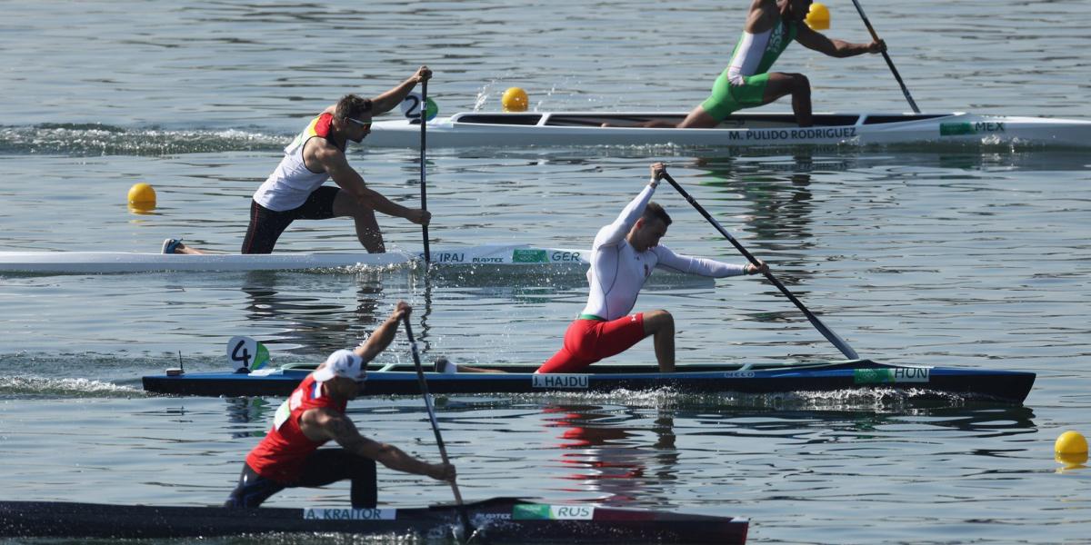 Hajdu a második hátulról egy korábbi felvételen. FOTÓ: Patrick Smith/Getty Images