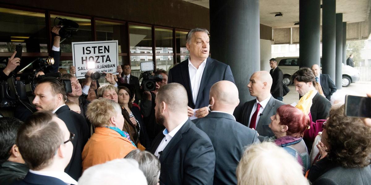  Orbán Viktor Salgótarjánban MTI Fotó: Koszticsák Szilárd