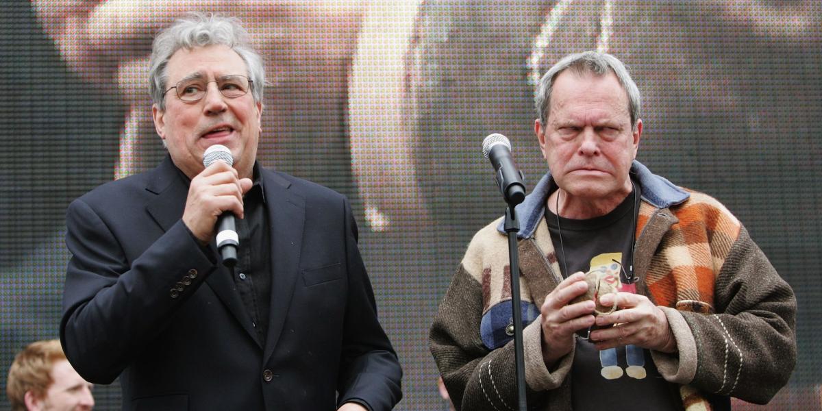 A Monty Python-os Terry Jones, és a rendező, Terry Gilliam (jobbra). Fotó: MJ Kim/Getty Images.