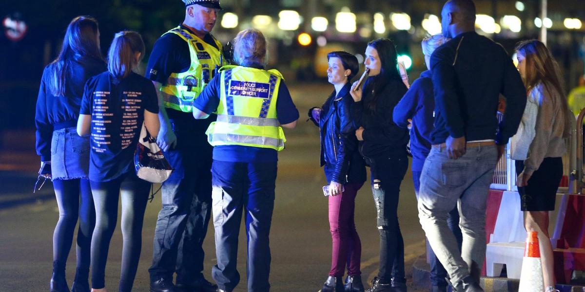 A manchesteri robbantás után FOTÓ: Getty Images