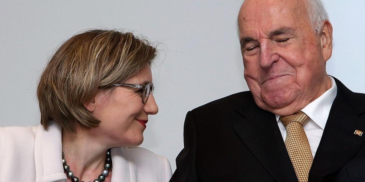 Helmut Kohl és felesége Maike Richter-Kohl  - Fotó: Hannelore Foerster / Getty Images