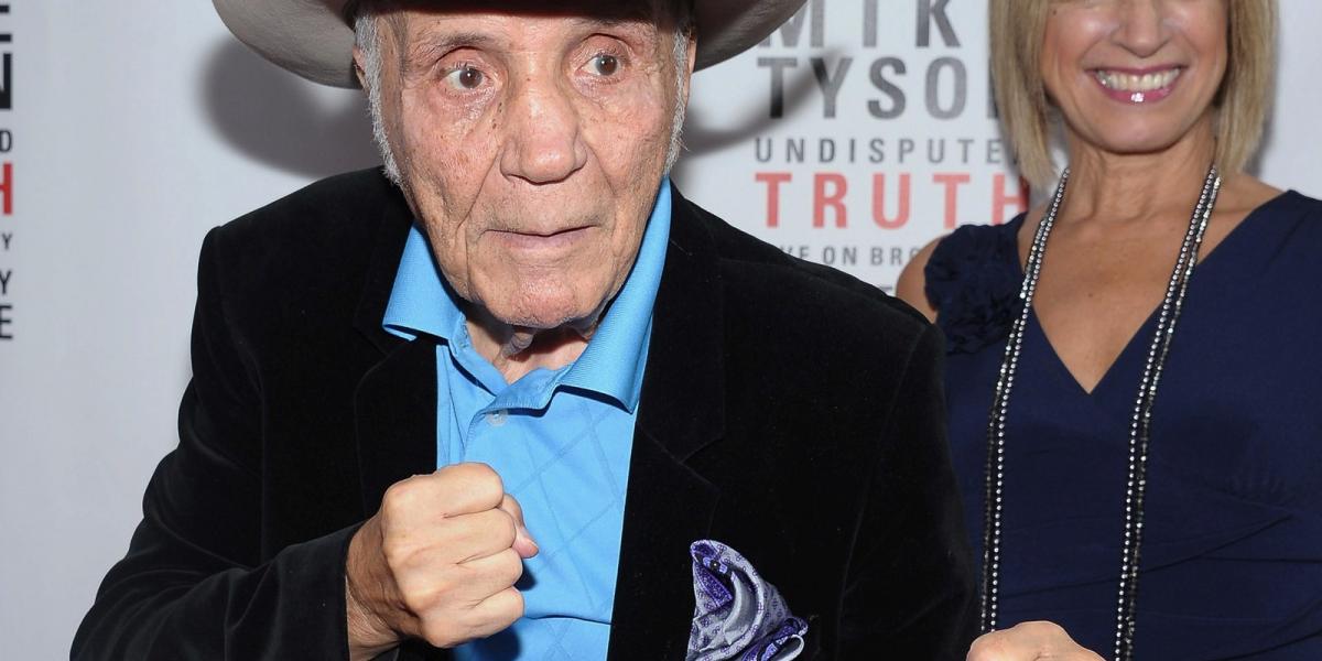 Jake LaMotta feleségével 2012-ben  - Fotó: MICHAEL LOCCISANO /  AFP