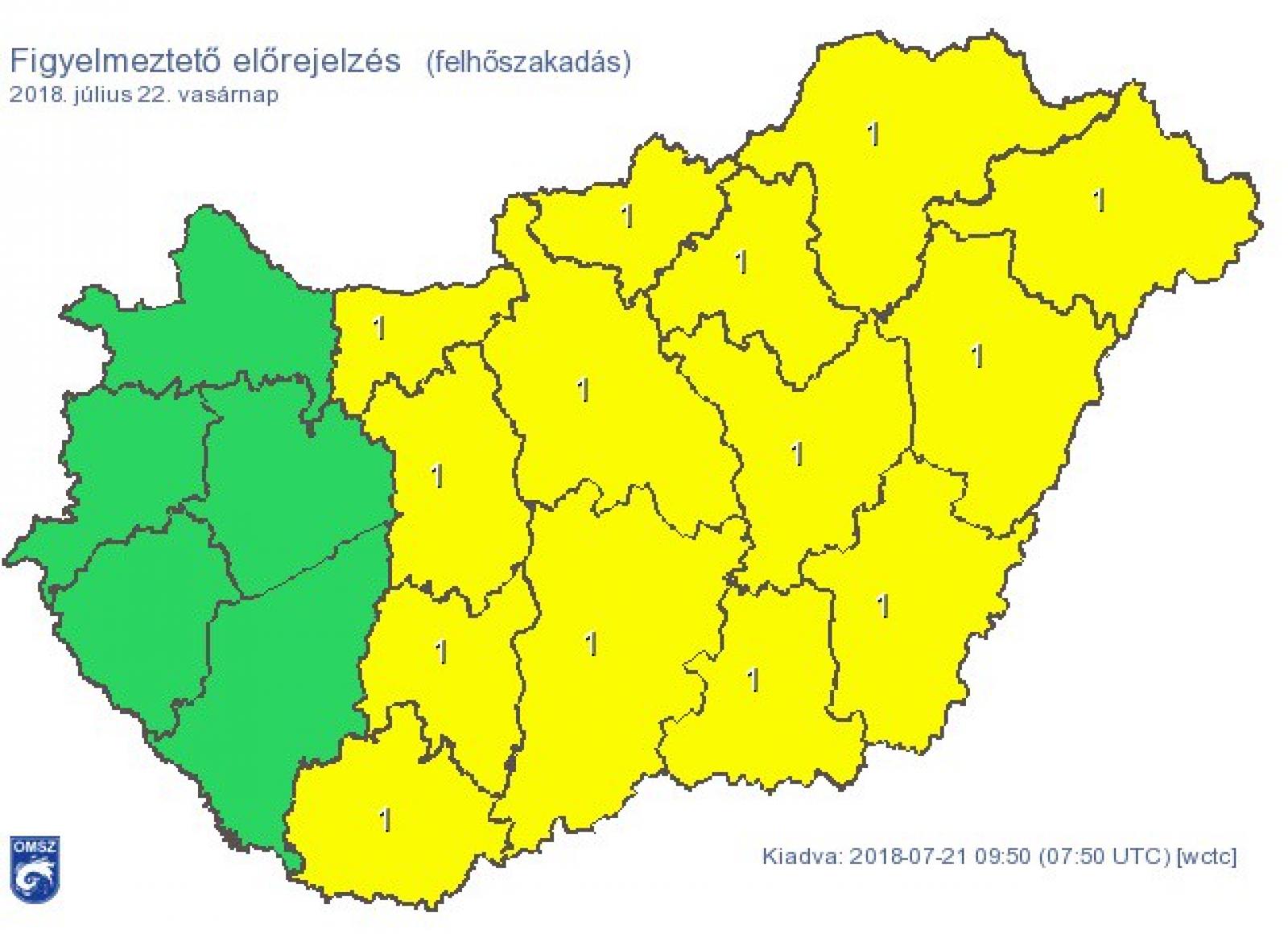 Forrás: OMSZ