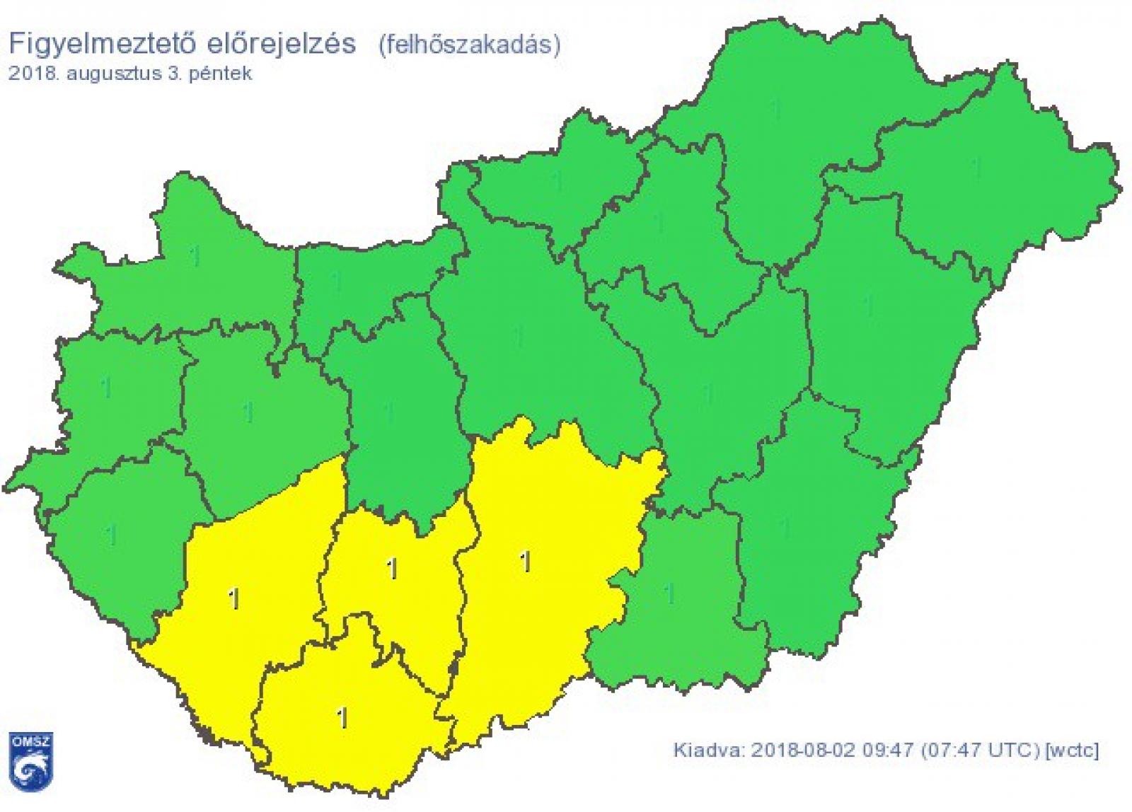 Forrás: OMSZ