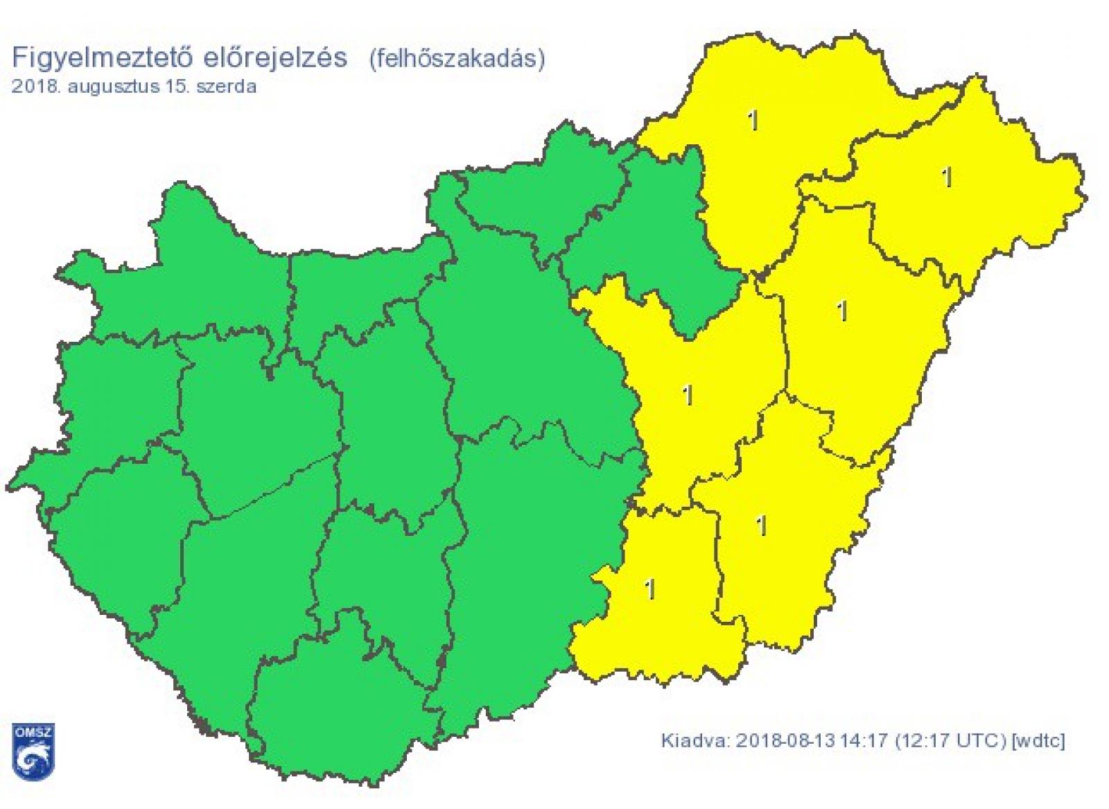 Forrás: OMSZ