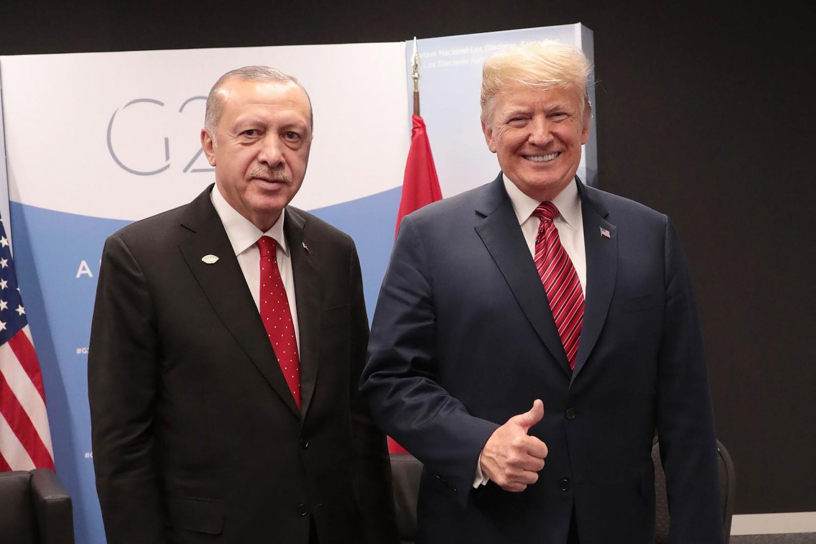 Tromp és Erdogan a G20-on