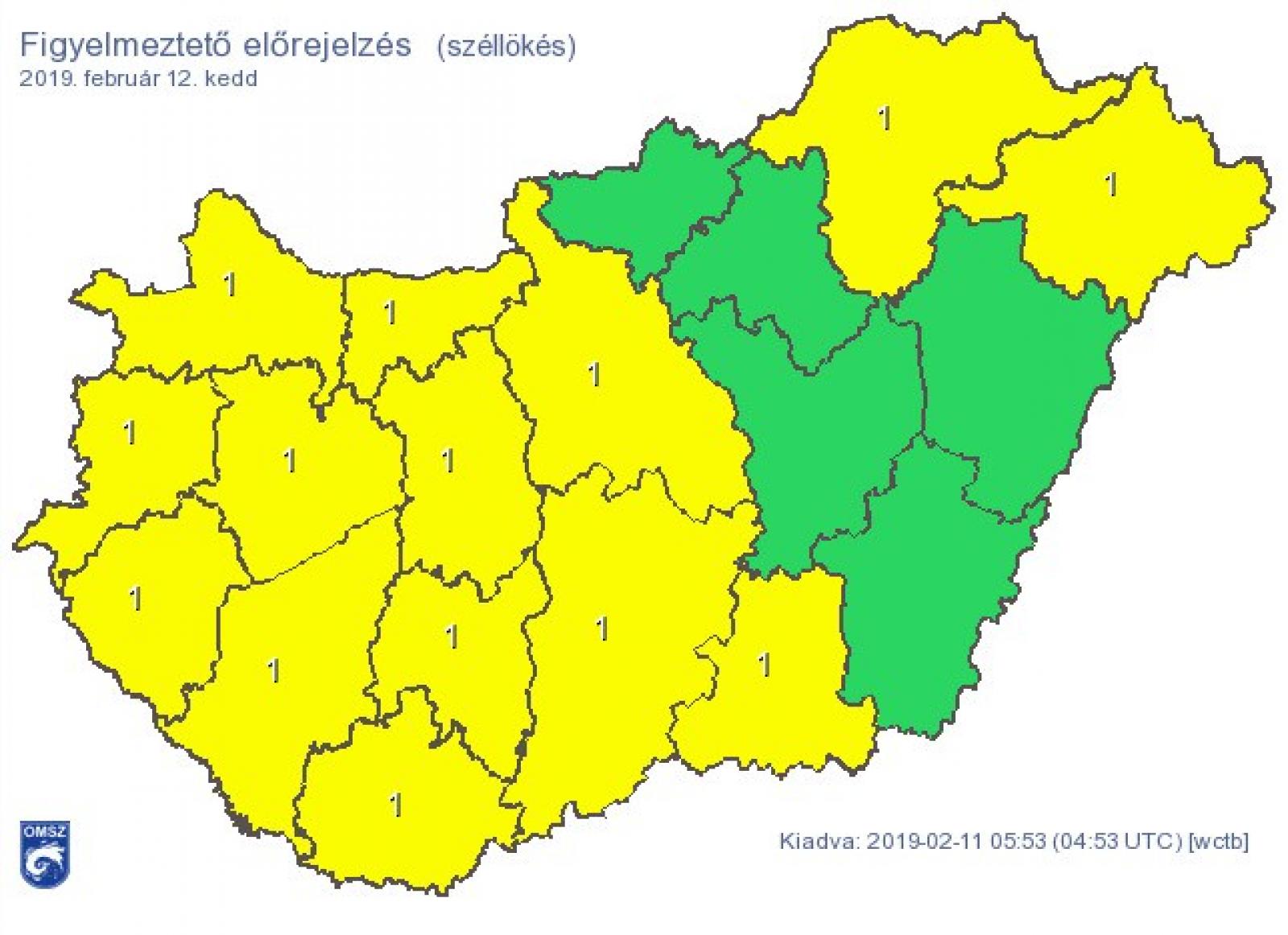 Forrás: OMSZ