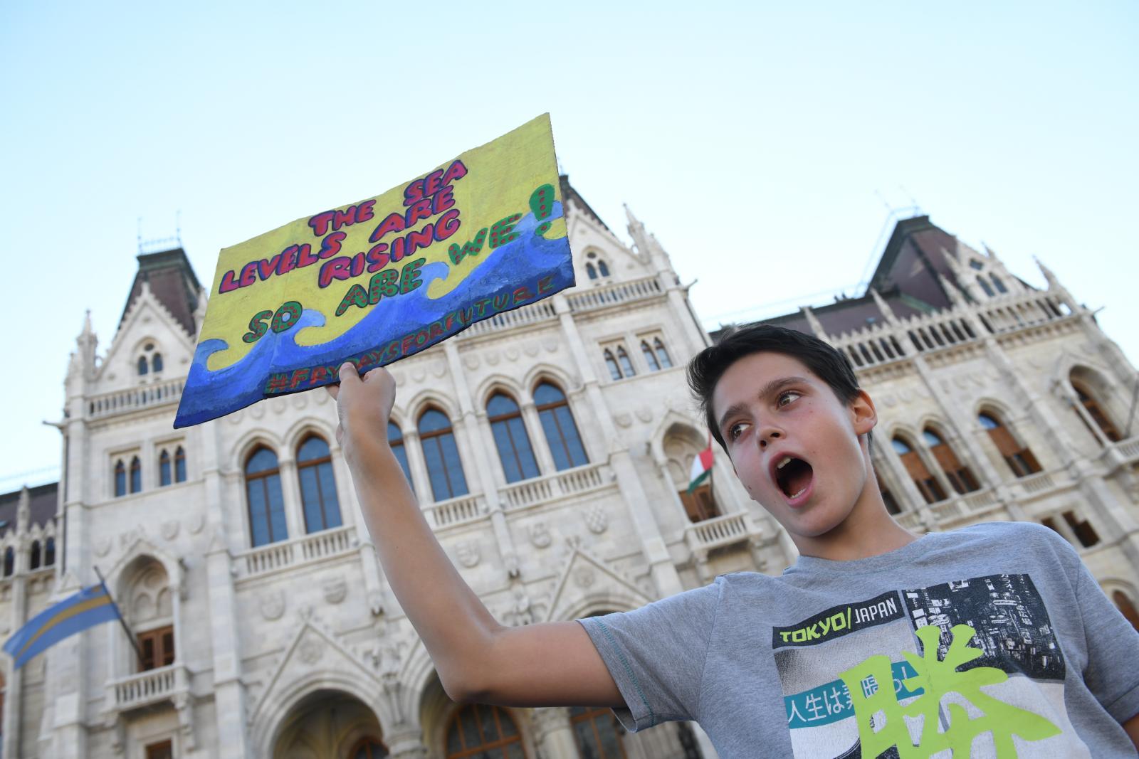 Klímavédelem - tüntetés