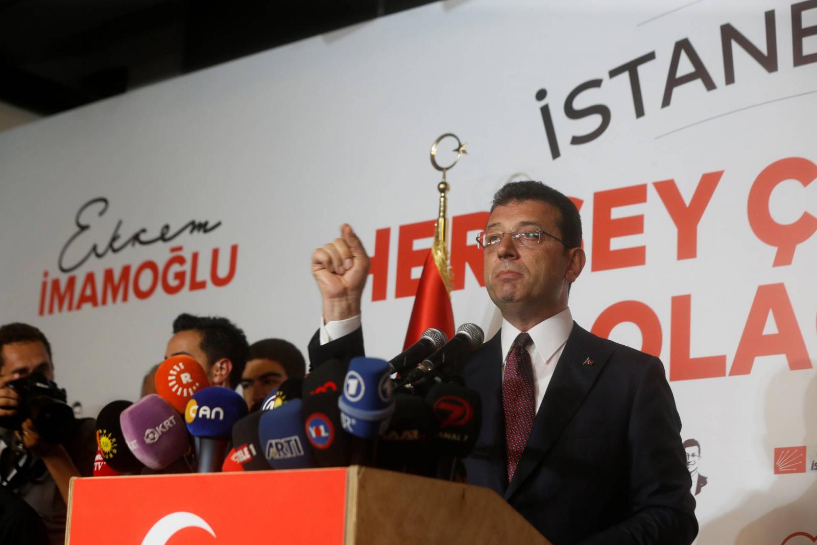 A győztes Ekrem Imamoglu