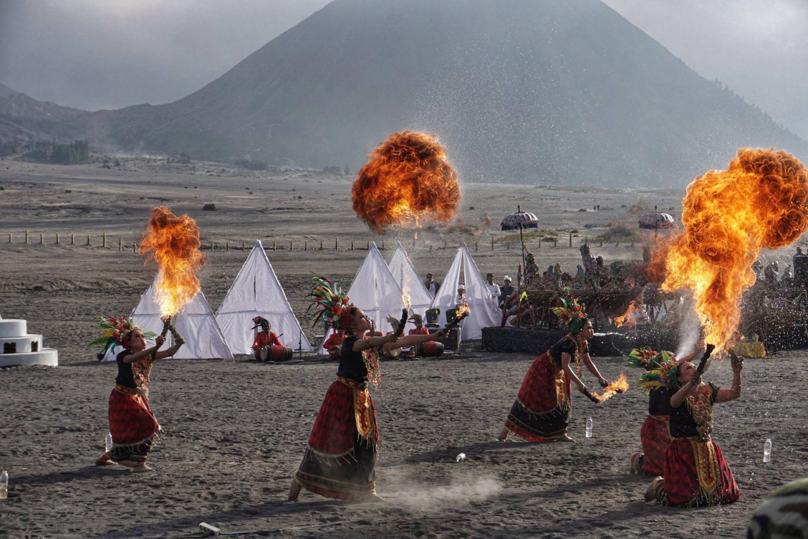 Yadnya Kasada Festival In Indonesia