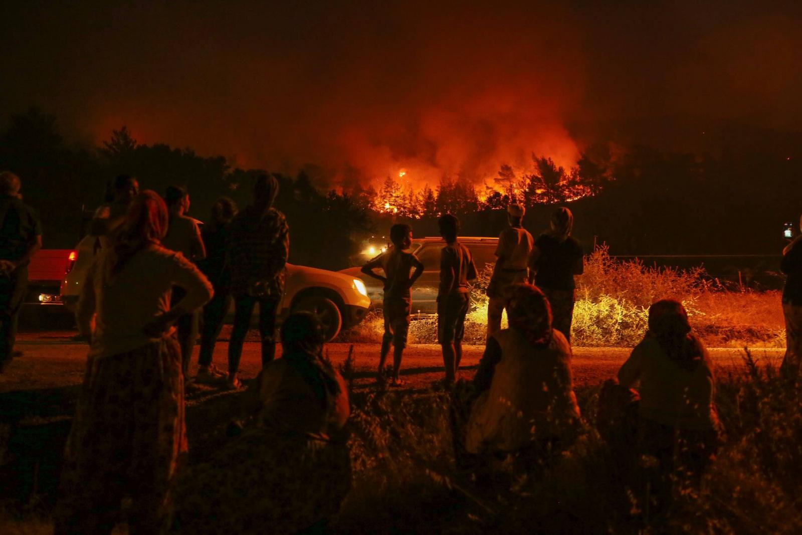 Turkey: Forest fire destroys over 1,200 acres of land