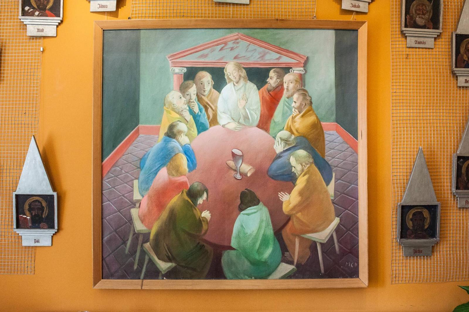Molnár- C. sokszor megfestette az Utolsó vacsorát