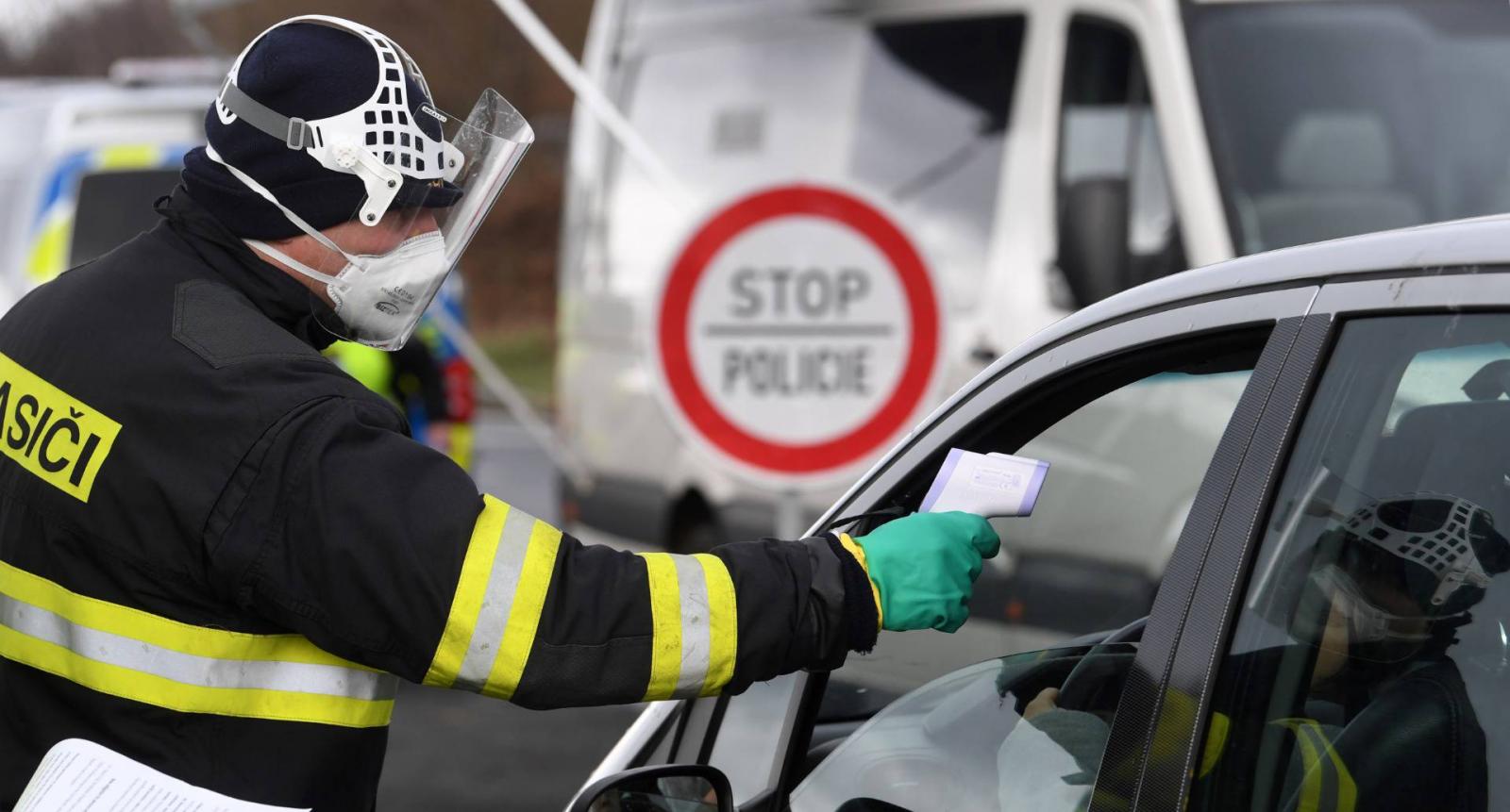 Közúti ellenőrzés Nová Kubicében