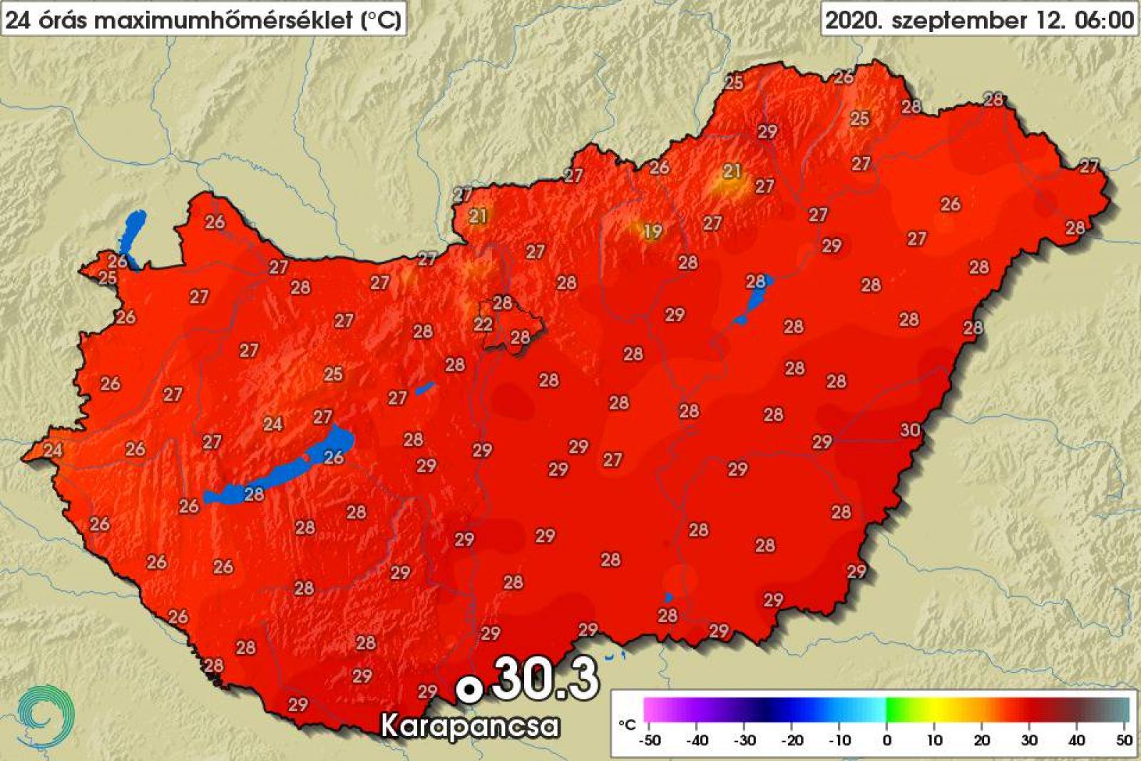 A szombatihoz hasonló nyárias idő várható a hét első felében is