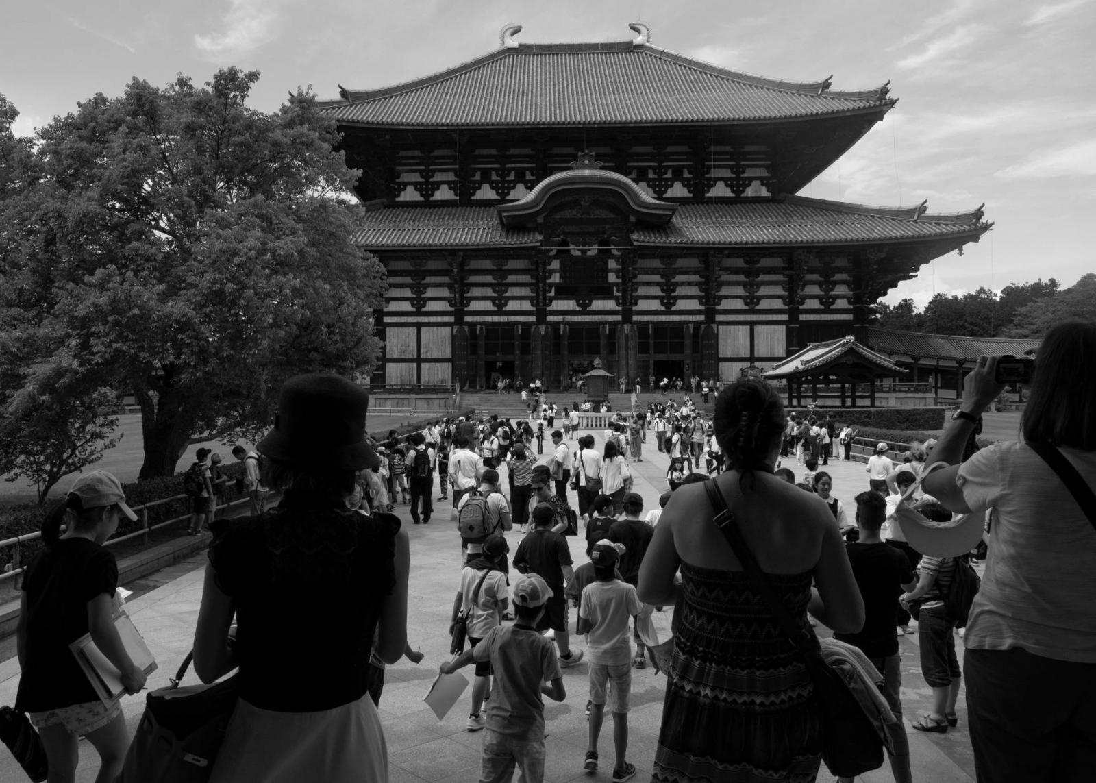 A japán gondolkodás az embert a természet részének látja, a városban is