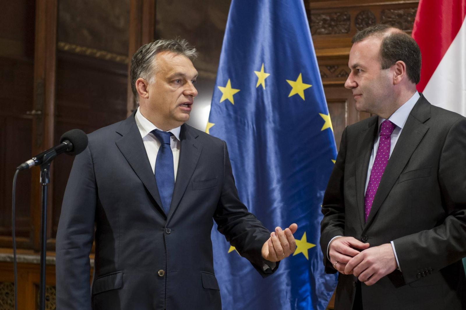 Orbán Viktor és Manfred Weber