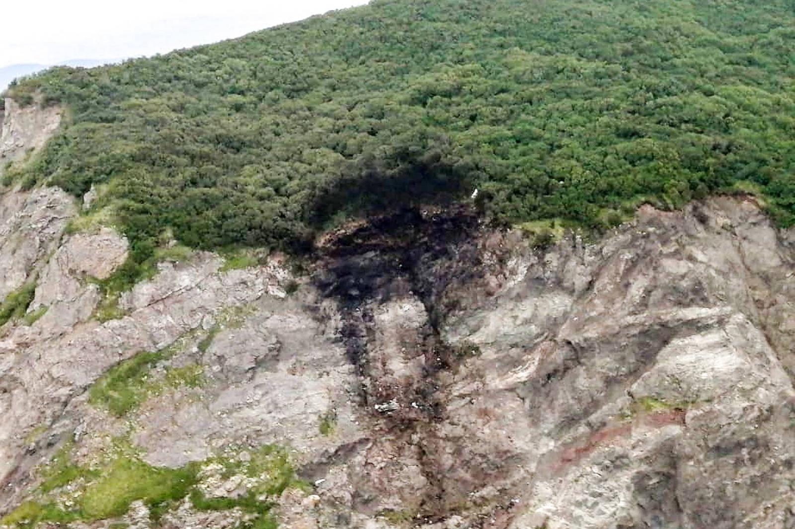 An-28 crash site in Kamchatka Region