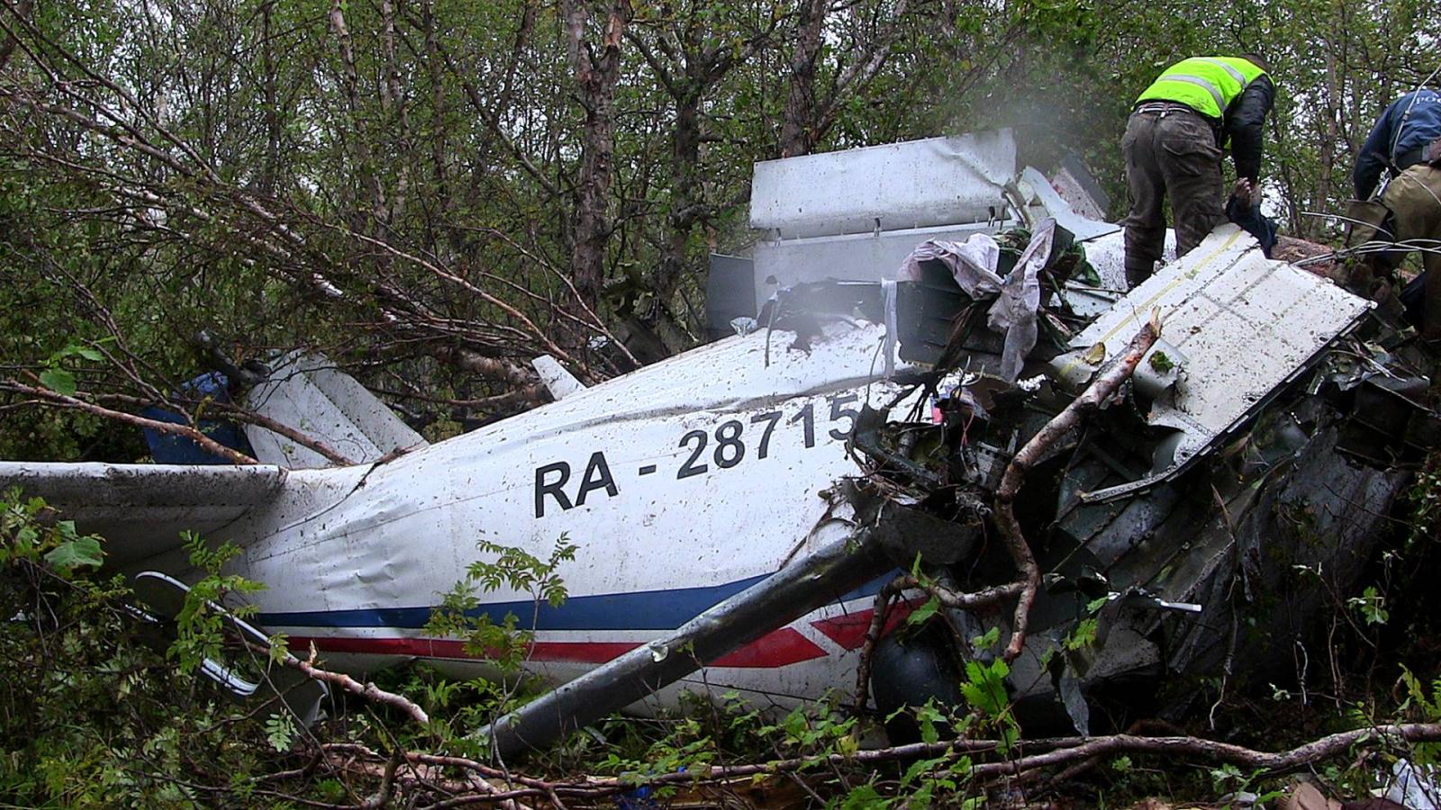 An-28 crash site in Kamchatka Region