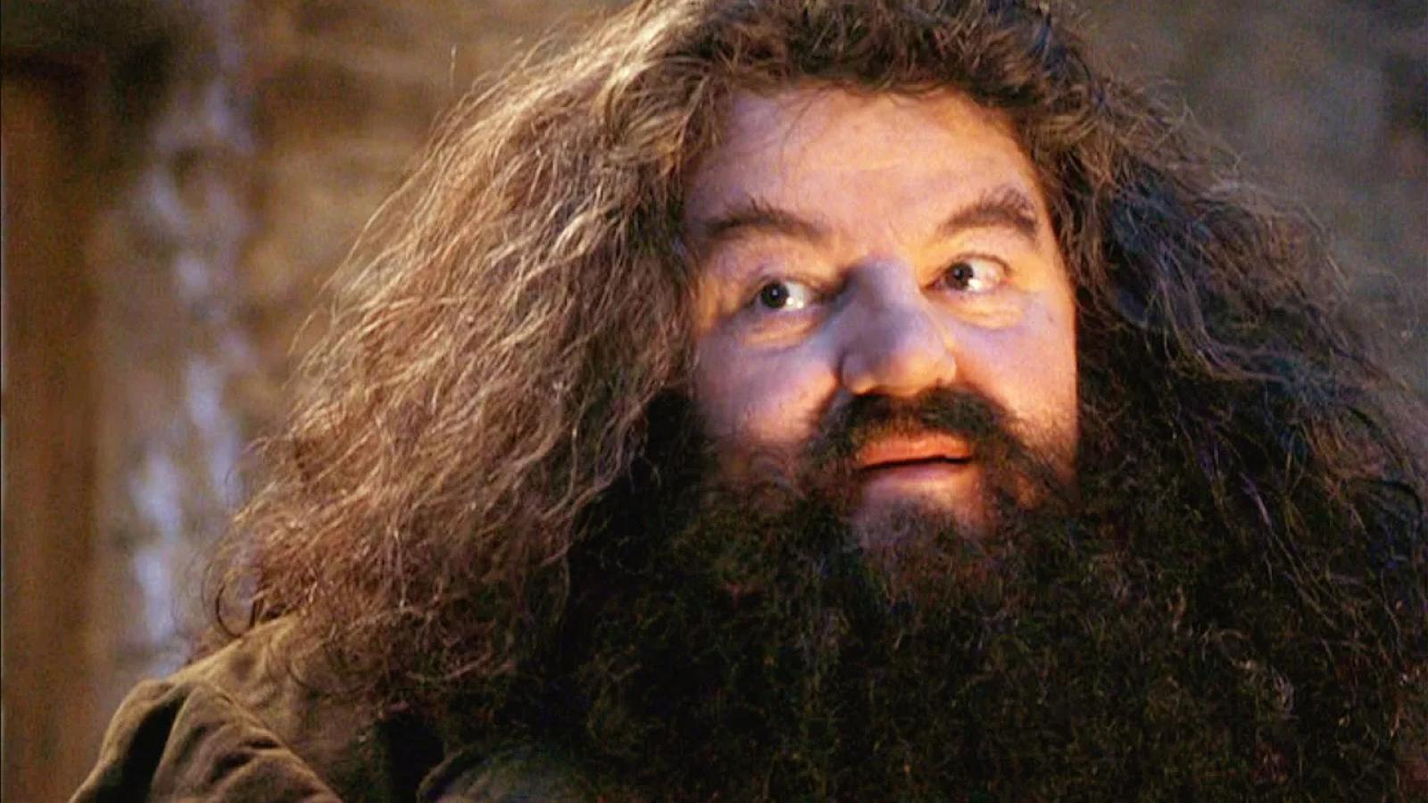 Robbie Coltrane Hagrid szerepében