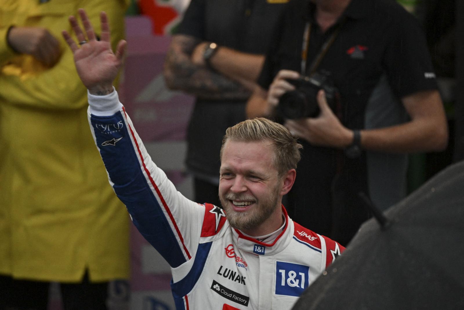 A dán Kevin Magnussen, a Haas versenyzője lett az időmérő edzés meglepetésembere 