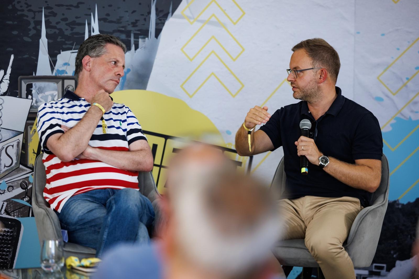 Schiffer András és Orbán Balázs a Tranzit fesztiválon