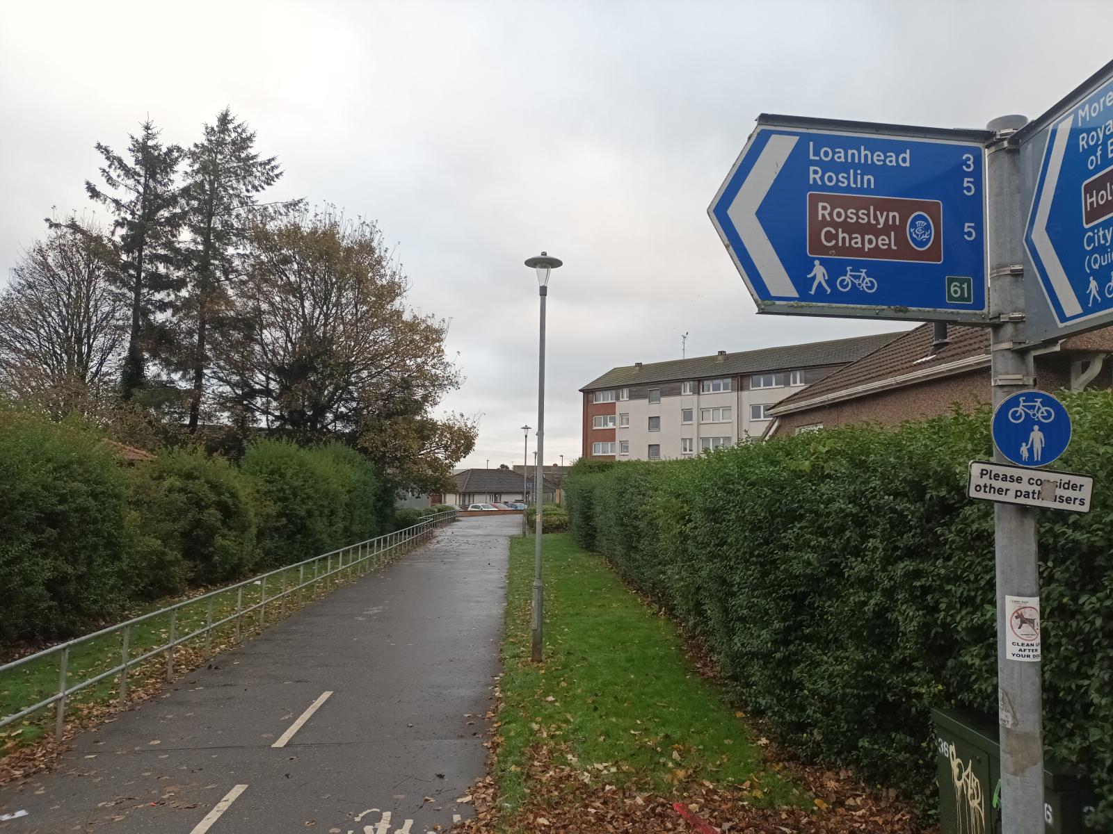 Az útszakasz, ahol szerzőnket megtámadták az agresszív suhancok